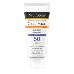 Neutrogena Clear Face Oil Free Sunscreen 50+
