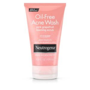 Neutrogena Oil Free Acne Wash (Pink grapefruit foam forming scrub)