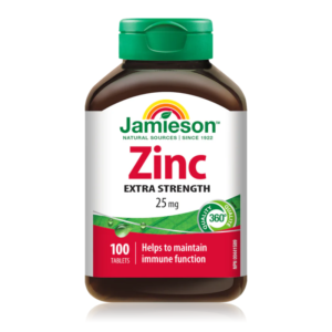 Jamieson Zinc 25mg Tablets