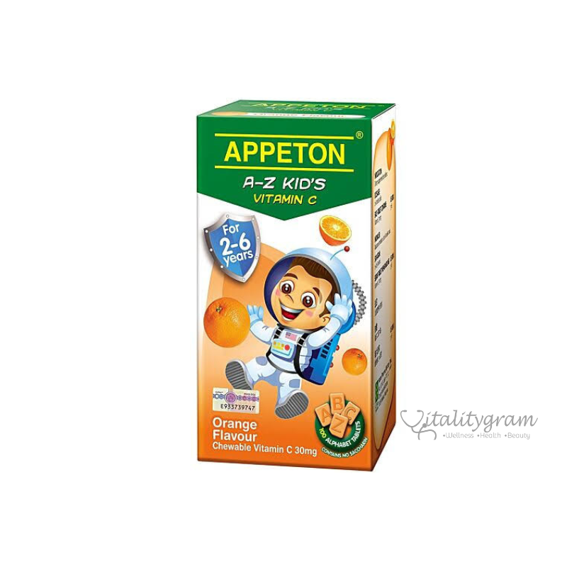 Appeton A-Z Kids Vitamin C chewable tablets